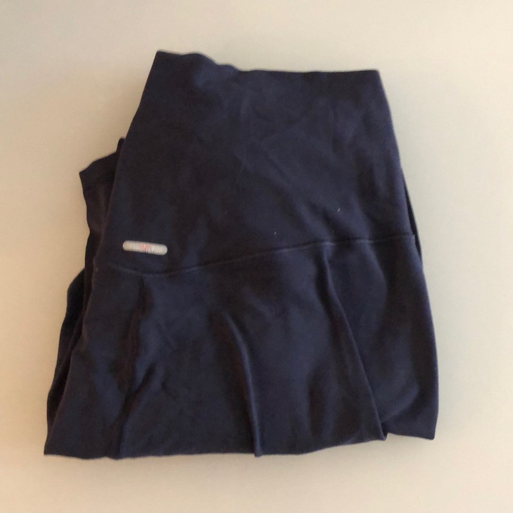 navy blue full length leggings